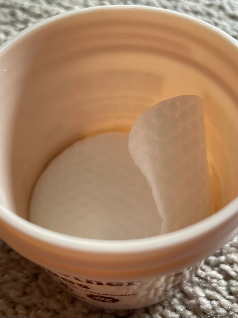 Opened bottle of Canine Skin Soother Wipes